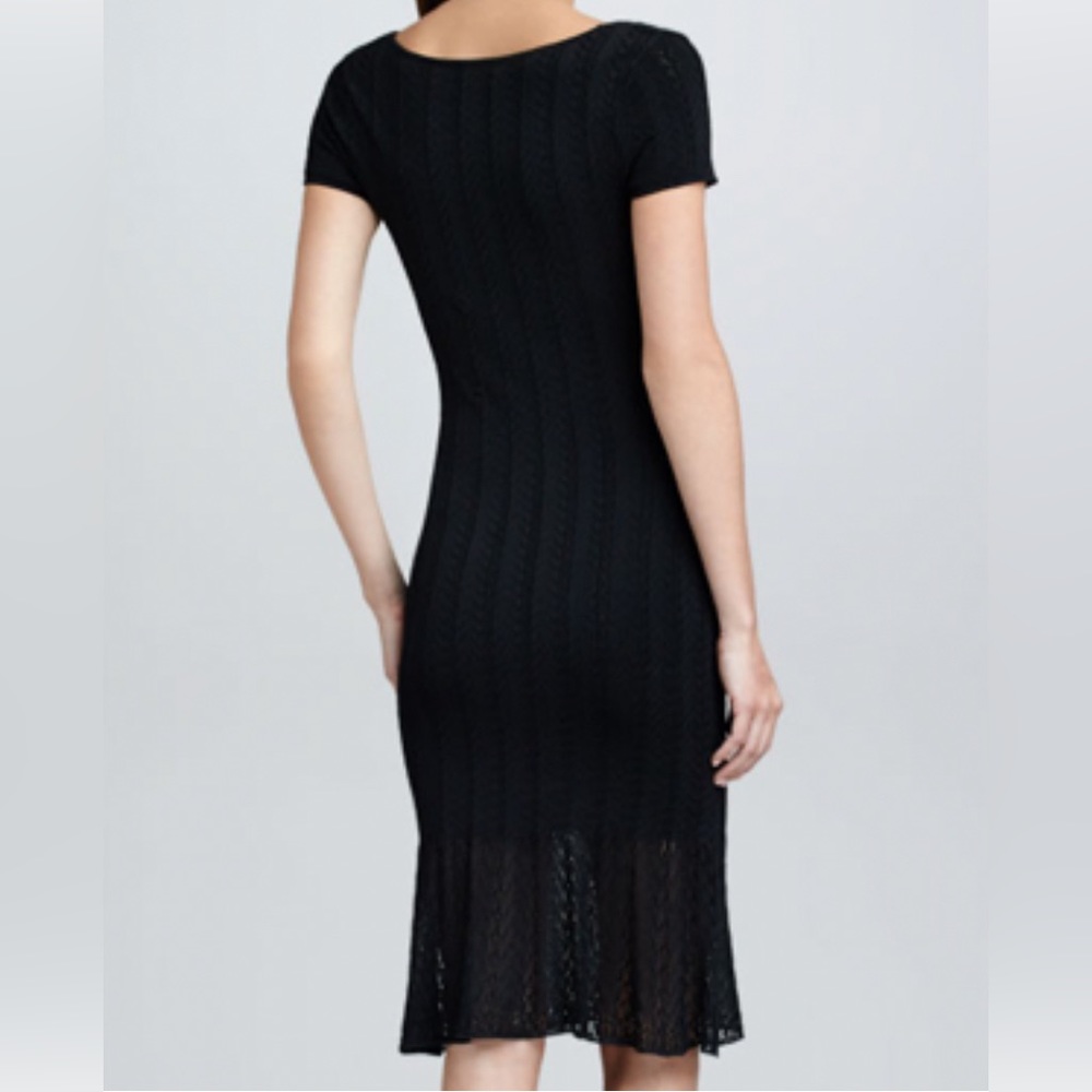 ❤️❤️LAUREN RALPH LAUREN BLACK CROCHET dress size L❤️❤️beautiful
